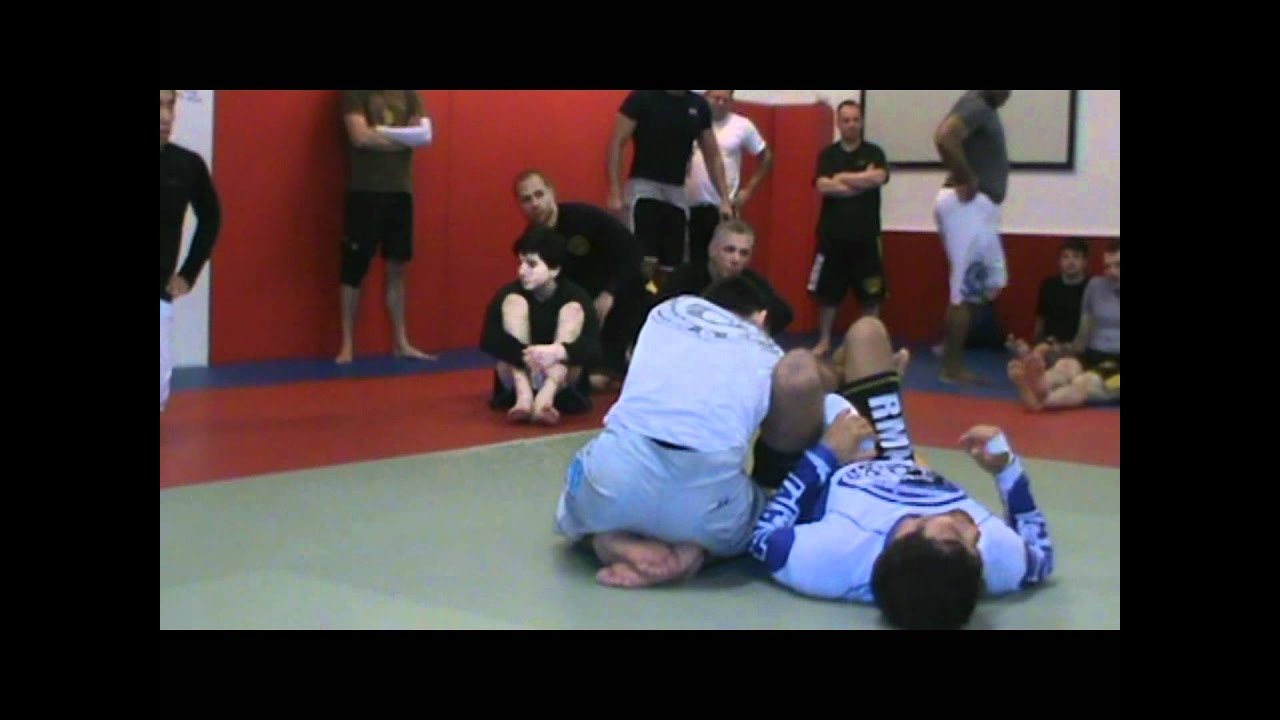 No-Gi - Omoplata Set-up to Darce Choke - Robson Moura