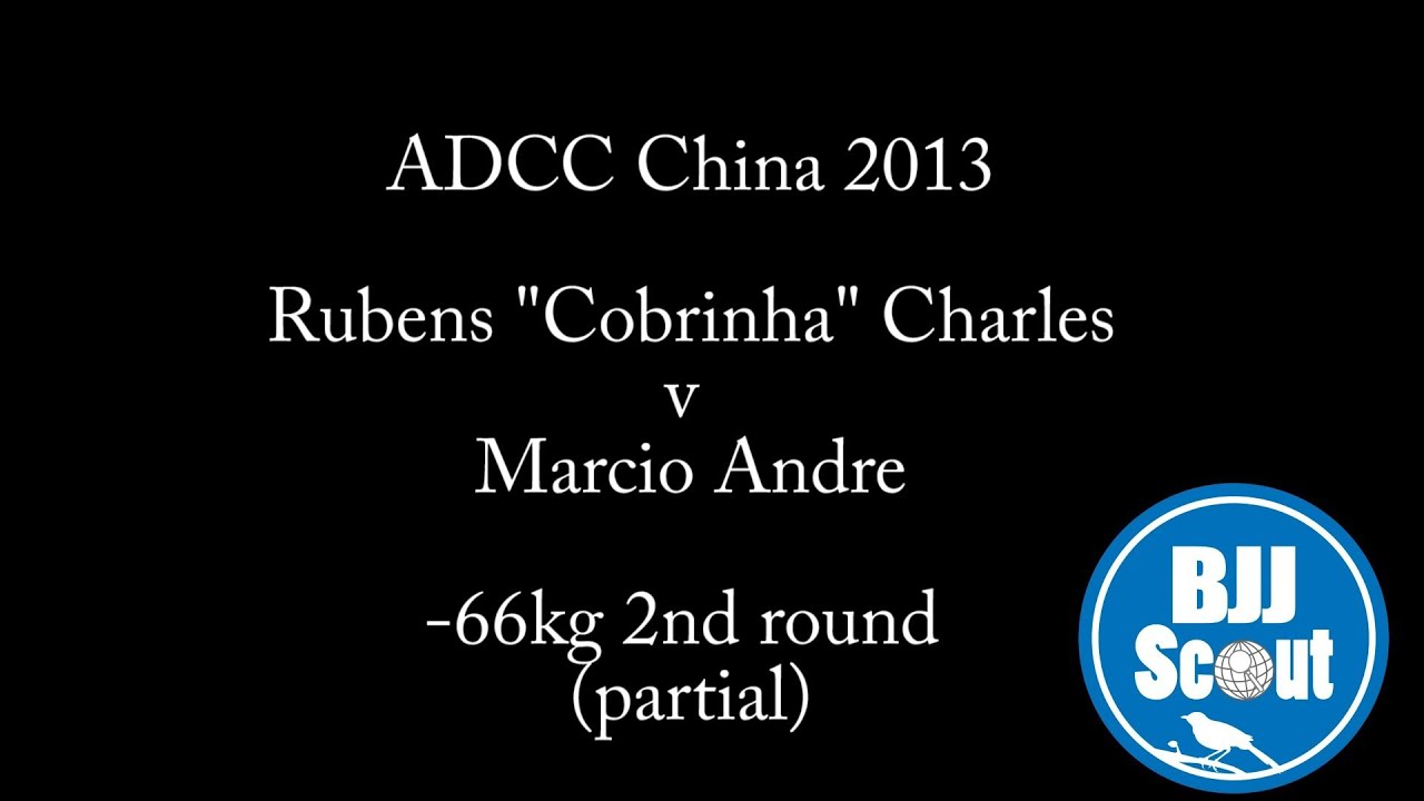 BJJ Scout Bsides: Rubens "Cobrinha" Charles v Marcio Andre ADCC China 2013 -66kg 2nd Round