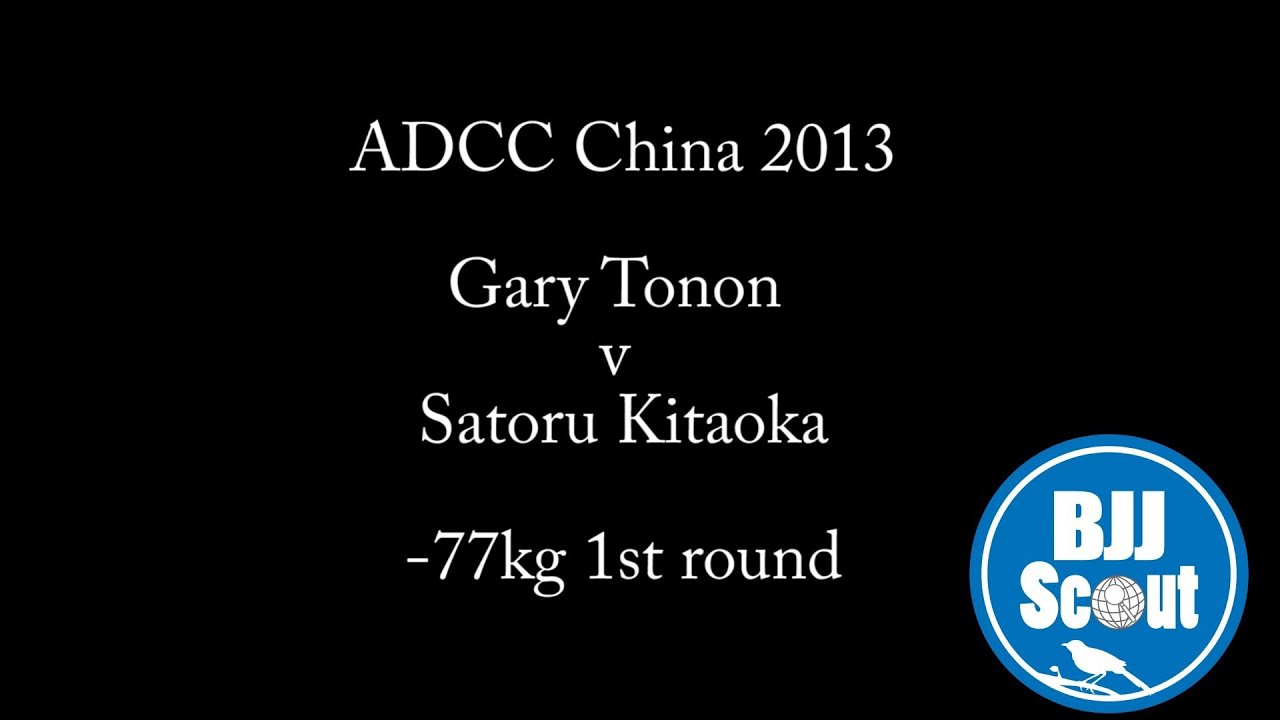 BJJ Scout Bsides: Garry Tonon v Satoru Kitoaka ADCC China 2013 -77kg 1st Round