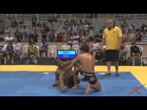 SELETIVA BRASIL ADCC 2013   Victor Silvério(BJJ) x Leozada Nogueira(LUTA LIVRE) by X COMBAT