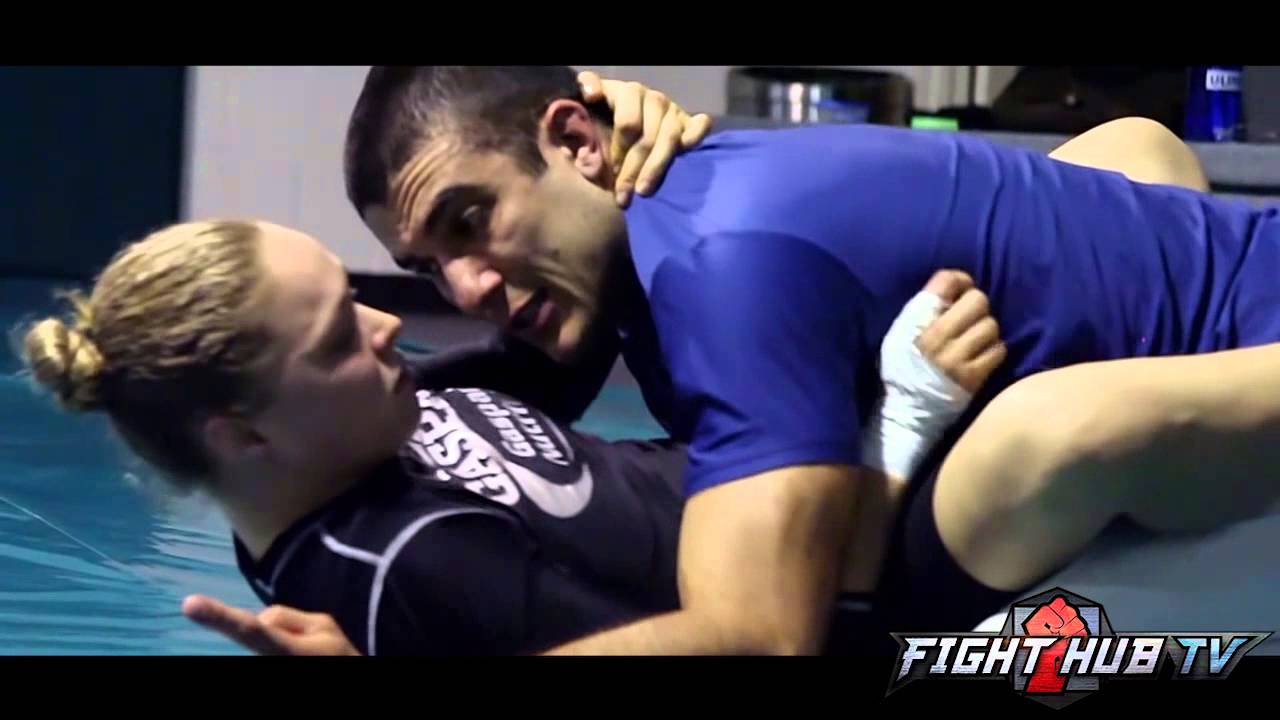 Ronda Rousey vs. Miesha Tate 2- Rousey works out with Rener & Ryron Gracie