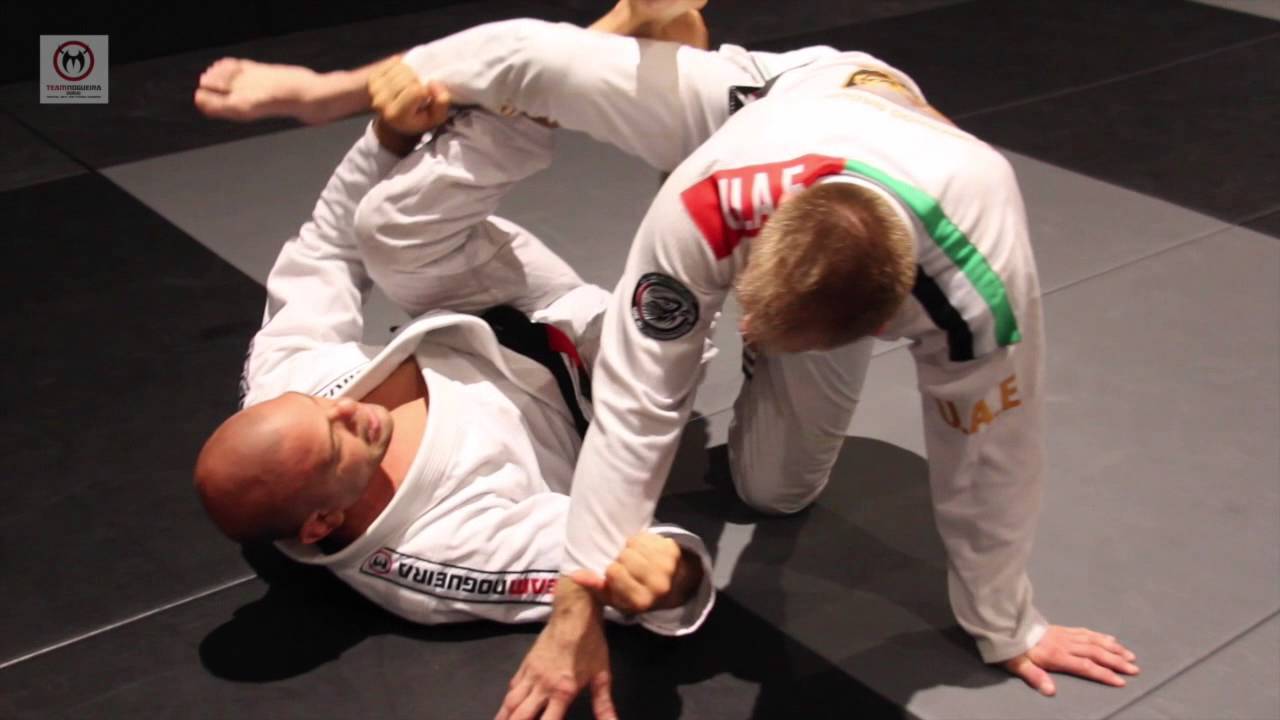 Lucio Rodrigues “Lagarto” shows Arm Bar from Guard with Luís Huber