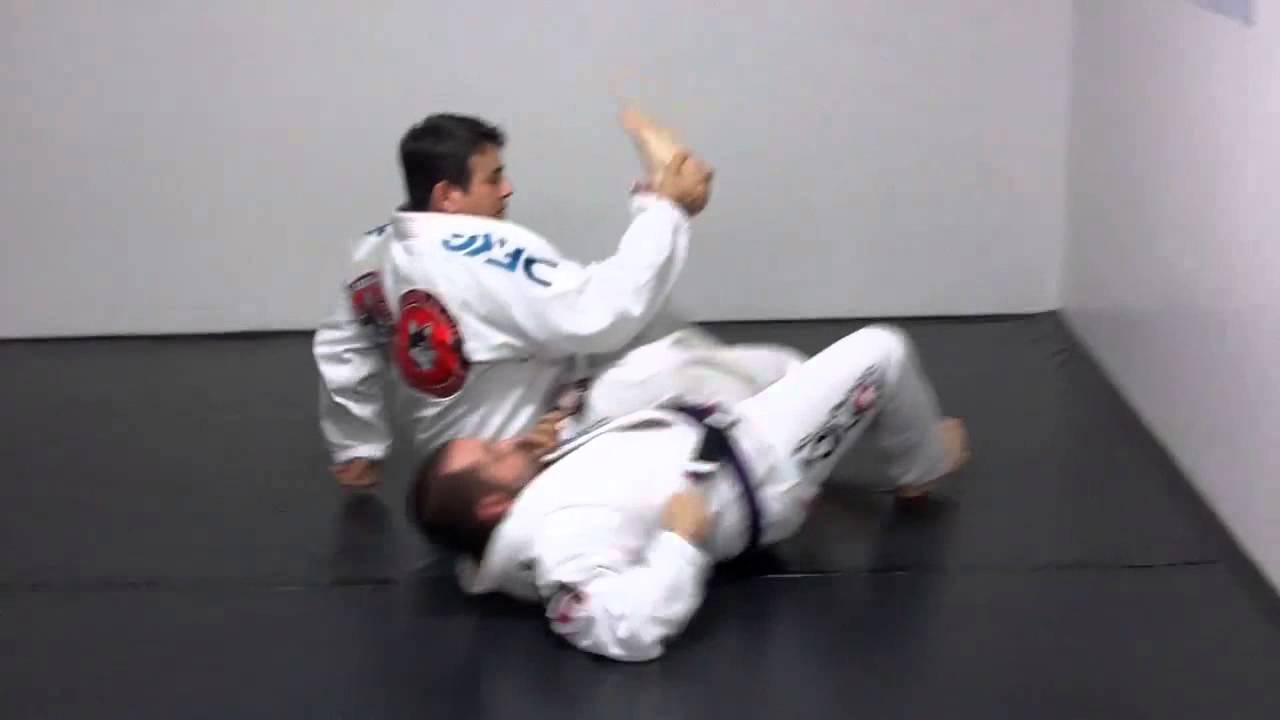 Jiu Jitsu Techniques - Leg Lock and Foot Lock from Single Leg Takedown