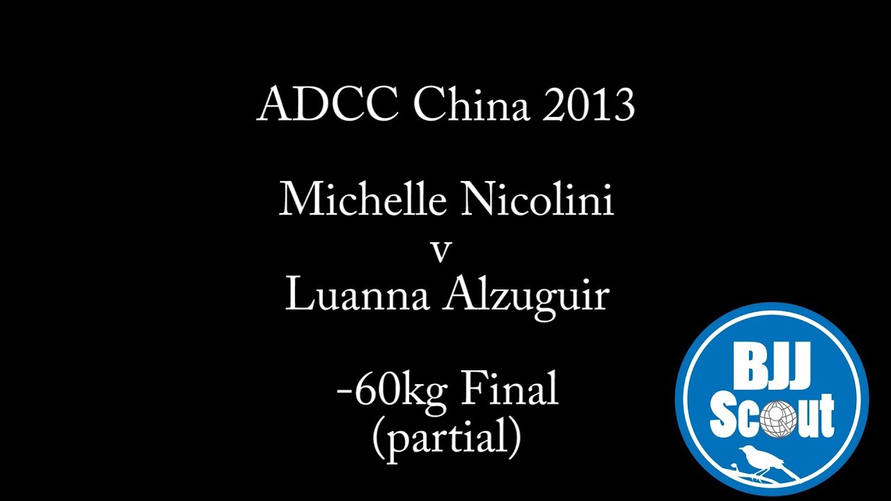BJJ Scout Bsides: Michelle Nicolini v Luanna Alzuguir ADCC China -60kg Final (partial)