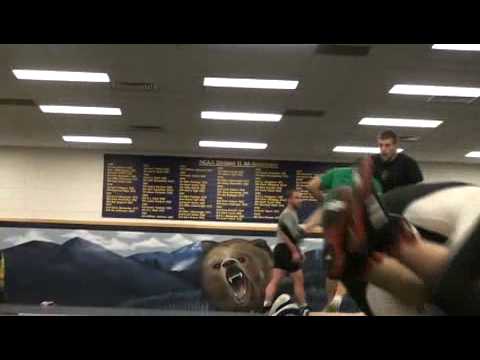 George saint Pierre(GSP) training wrestling with Marquardt 2010