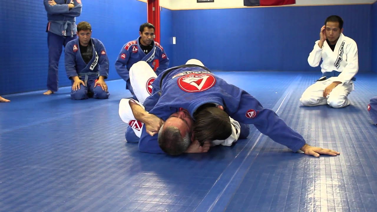 Mount escape - bridge and roll when being headlocked
