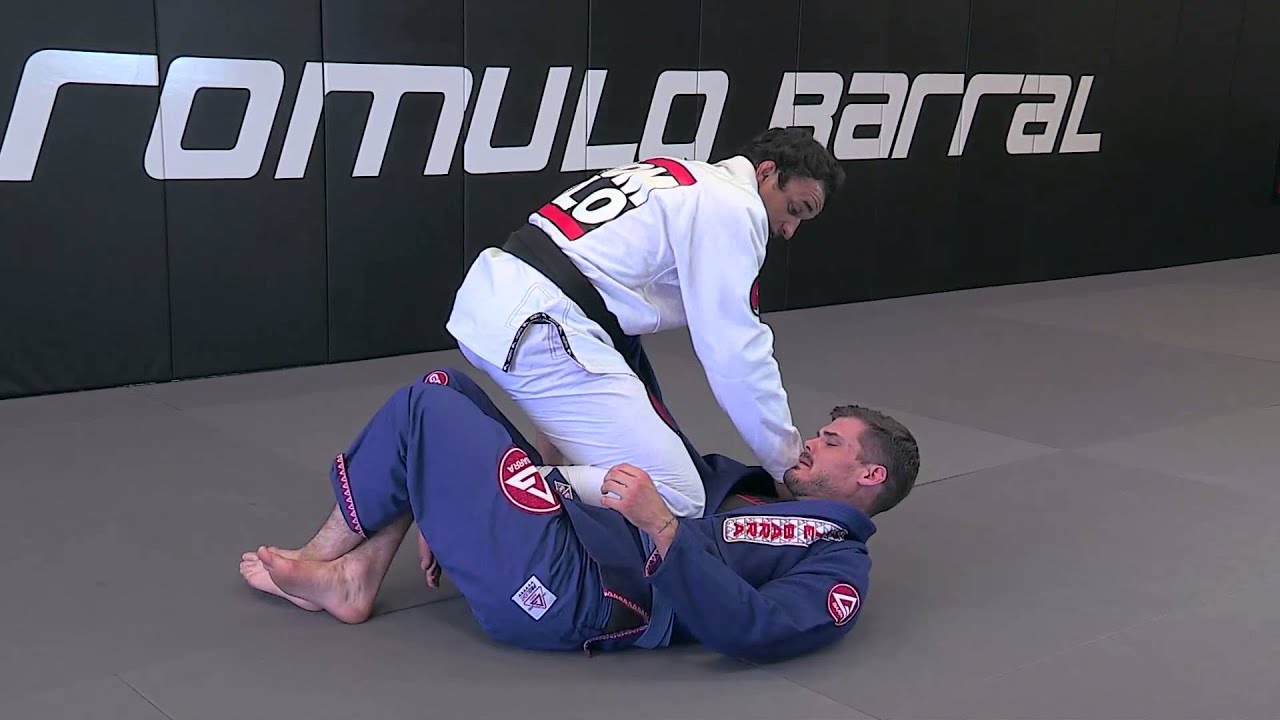 Romulo Barral Teaches Knee Slice Cross Choke From Half Guard