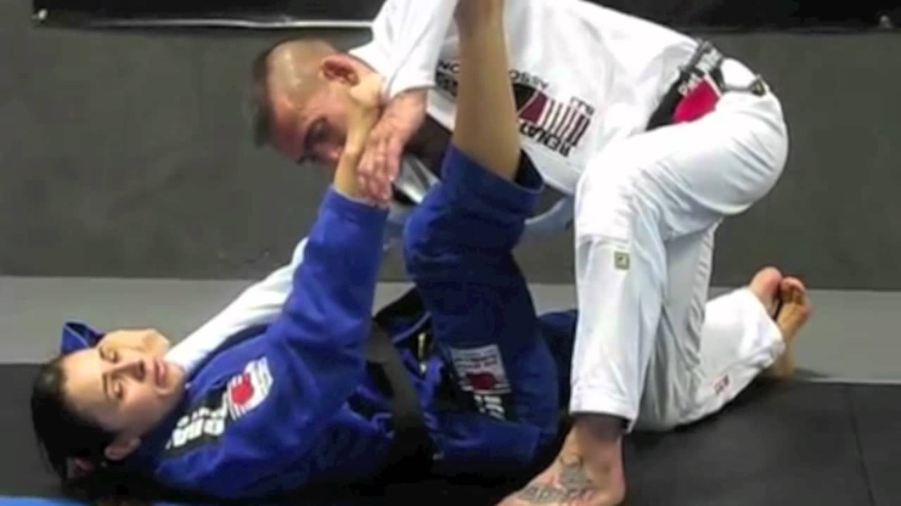 Triangle Choke from Spider Guard with Michelle Nicolini
