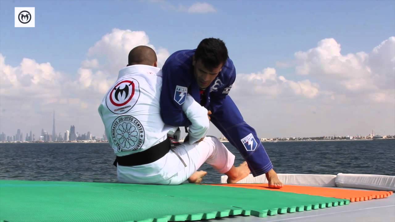 Rubens Charles Cobrinha shows Drills with Rafael Haubert on Boat in Dubai Team Nogueira TV