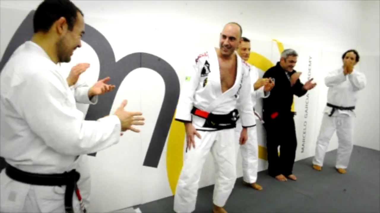 Marcelo Garcia promotes Zeljko Drinovac to Black Belt