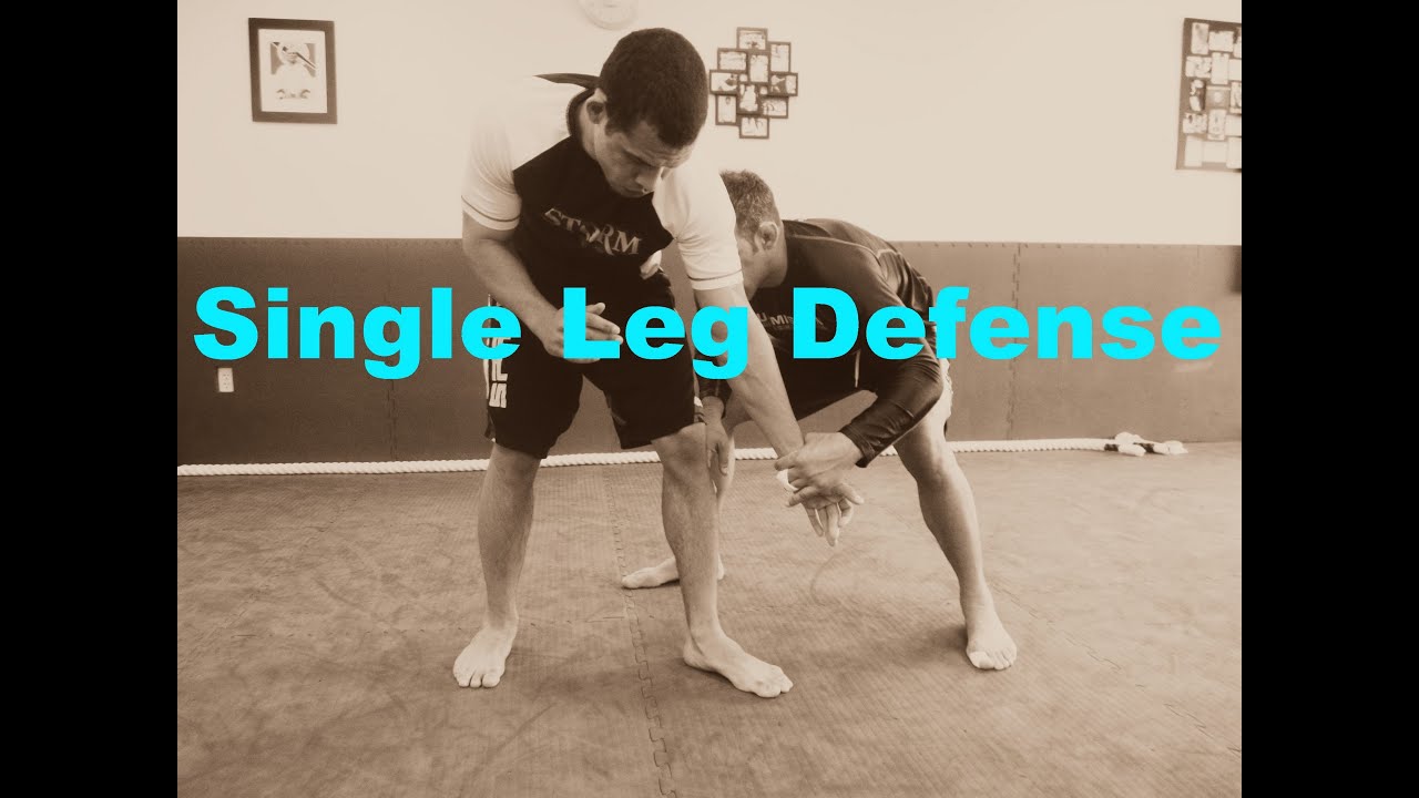 QUICK Grappling single leg defense