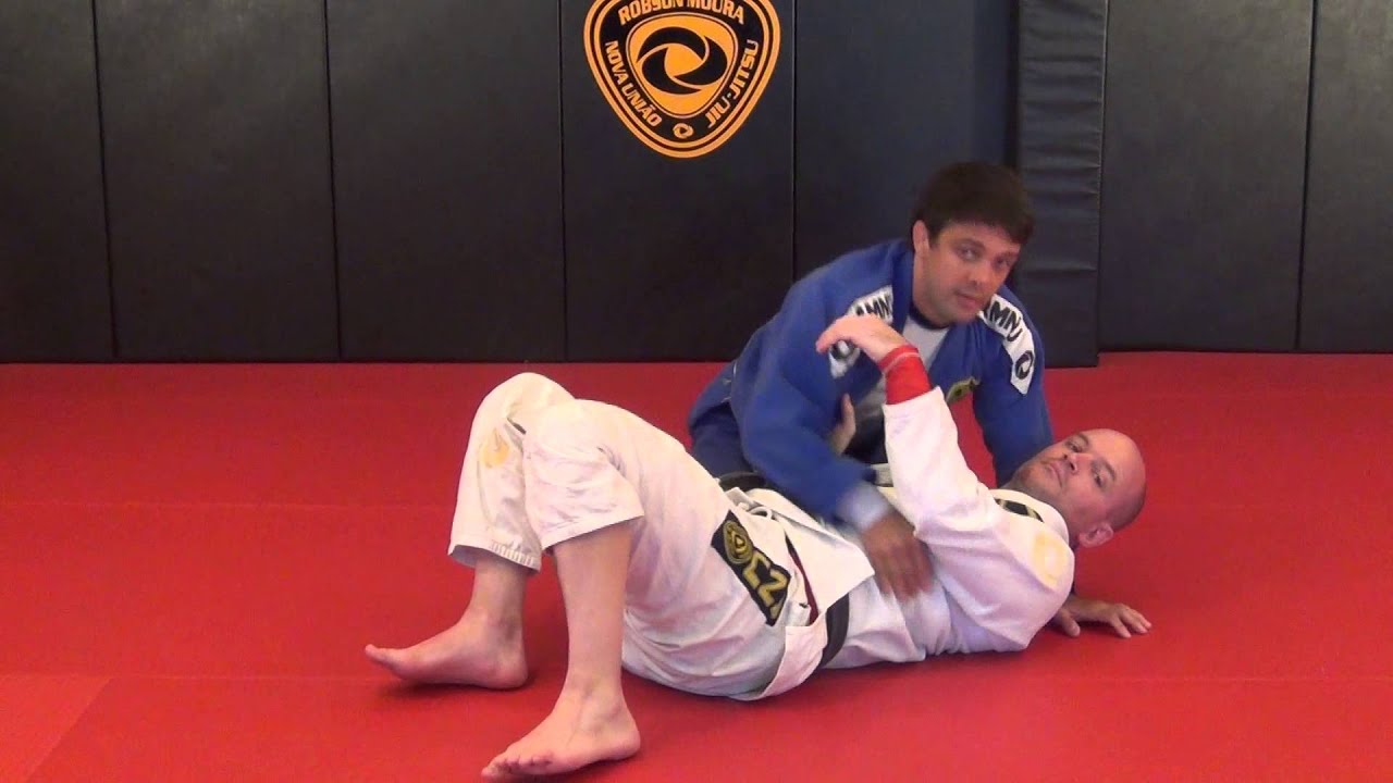 Robson Moura Demonstrates Open Guard Pass   Leg Wheel