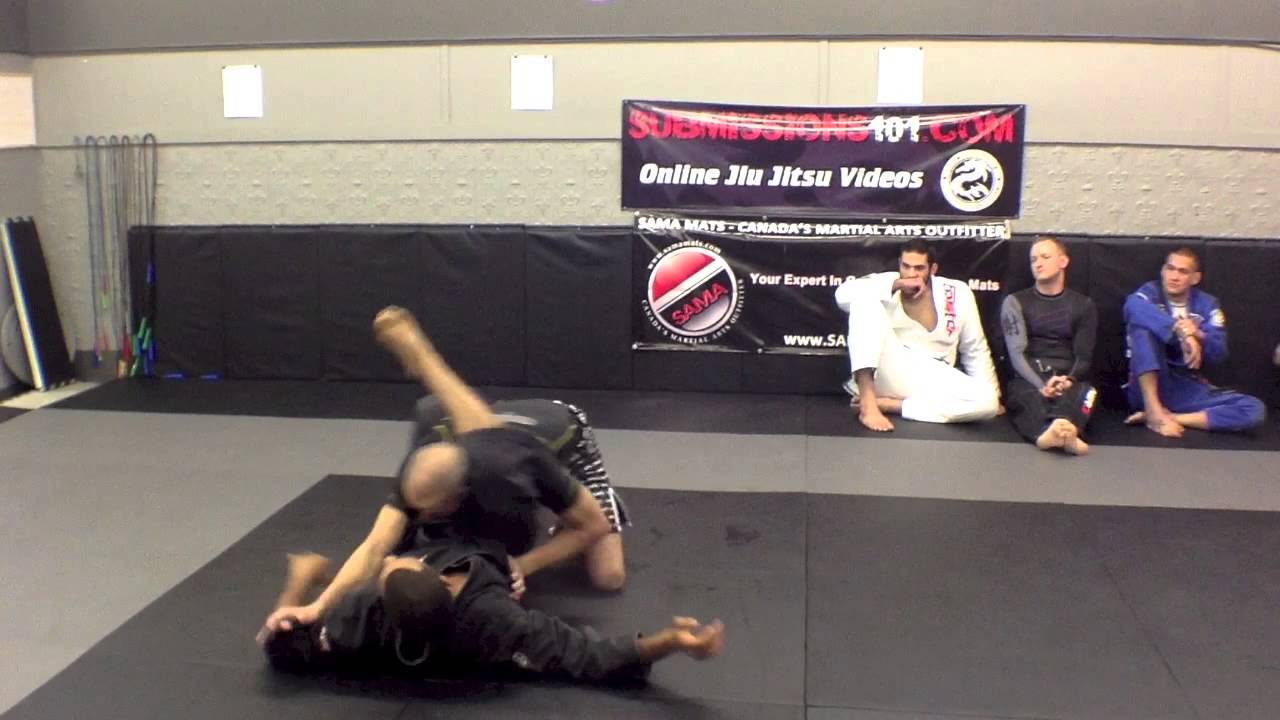 Triangle Choke from Double Underhook Pass