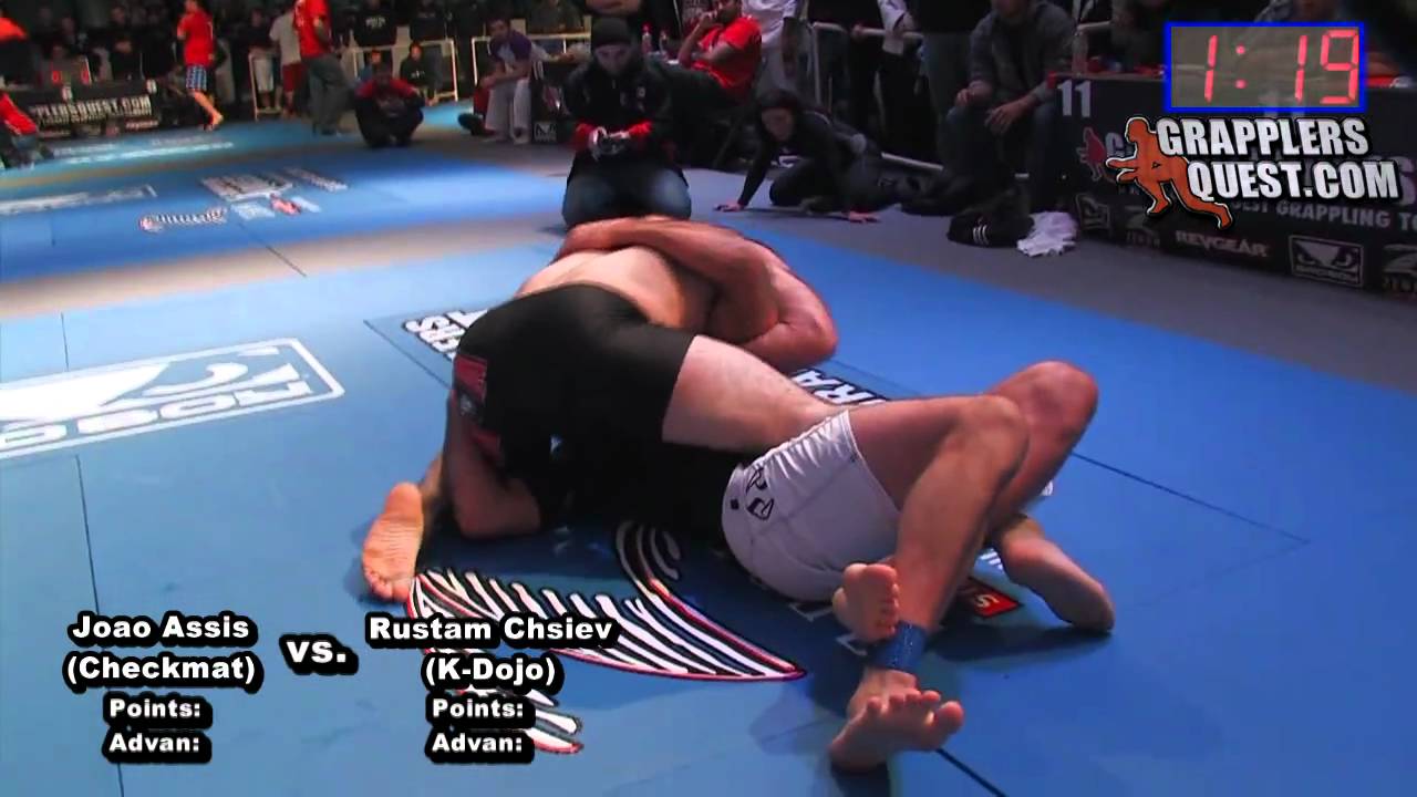 FINALS! Advanced Absolute: Joao Assis vs. Rustam Chsiev at Grapplers Quest at 2010 World Series