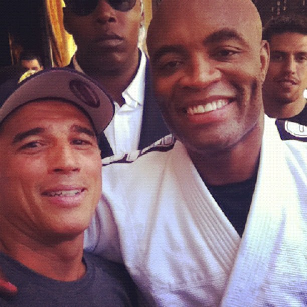 Royler Gracie and Anderson Silva