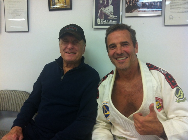 Hollywood legend Robert Duval with master Pedro Sauer