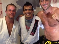 Scott Caan, Rubens "Cobrinha" and Alex O'Loughlin