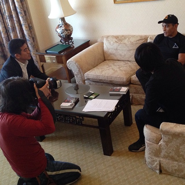 Can't be Rickson in Japan without interviews