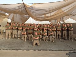 Chris Cunningham and his group - July 2013, Camp Bastion Afghanistan