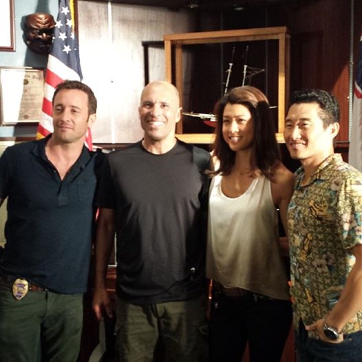 Alex O'Loughlin, Royce, Grace Park and Daniel Dae Kim