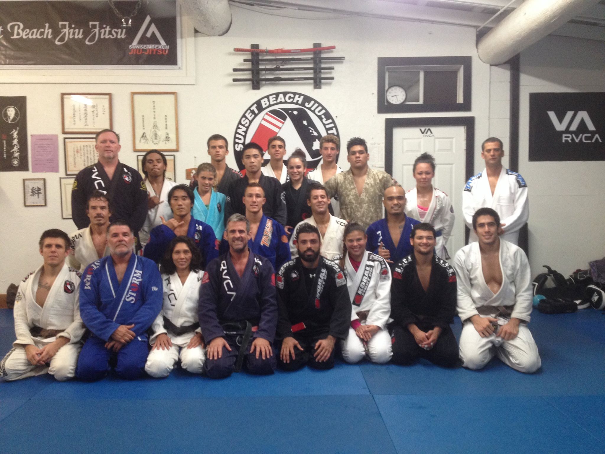 Reis, Elias and the crew at Sunset Beach Jiu-Jitsu