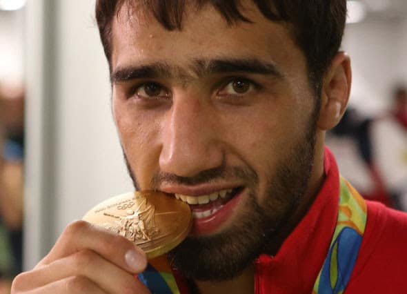 Rio 2016 Oylympic Games -81kg champion Khasan KHALMURZAEV (RUS)