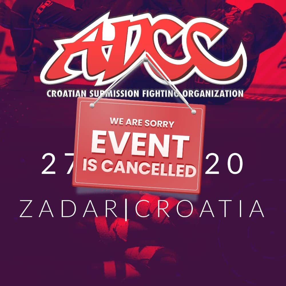 Adcc Croatia Open 2020 Postponed Adcc News